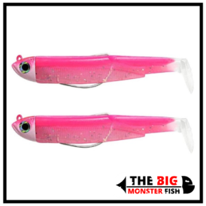 Double Combo Black Minnow 70 Fiiish rose fluo