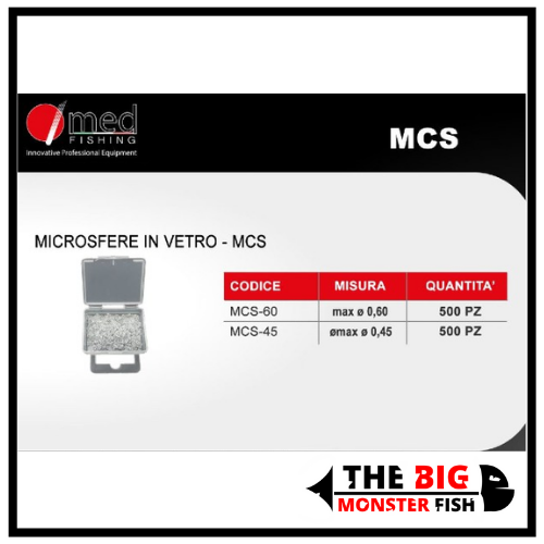 Med Fishing Microsfere in vetro MCS